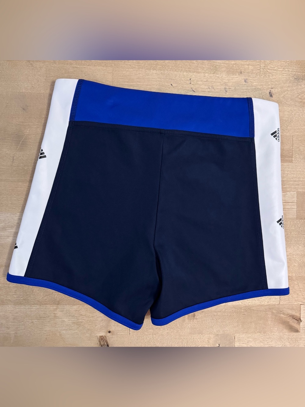 Adidas by Stella McCartney Navy Stellasports training Shorts - Picture 5 of 9